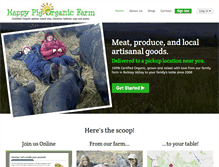 Tablet Screenshot of happypigorganicfarm.com